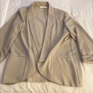 Elegant Beige Women's Blazer